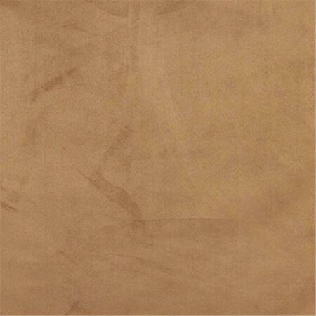 DESIGNER FABRICS 54 in. Wide Light Brown- Suede Upholstery Grade Fabric C055